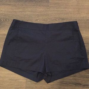 J Crew Side ZIP Shorts Navy Blue 2